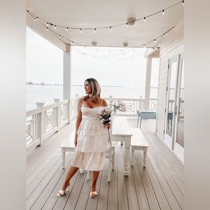 Rosalia tiered dress by Amanda Uprichard